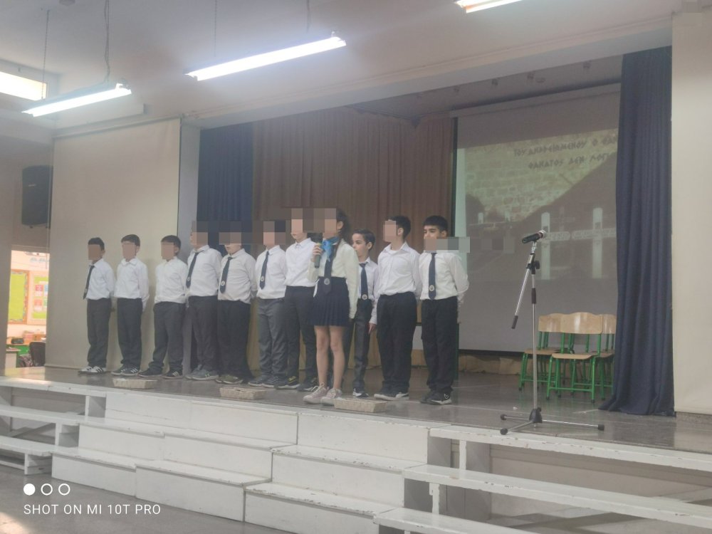 Επέτειος 1ης Απριλίου με συμμετοχή των παιδιών των τμημάτων Α2, Β1 και Γ2