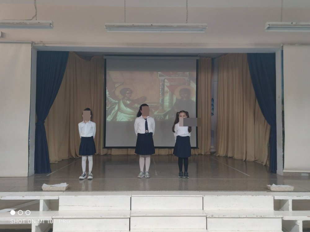 Επέτειος 25ης Μαρτίου με συμμετοχή των παιδιών των τμημάτων Α1, Β2 και Γ1