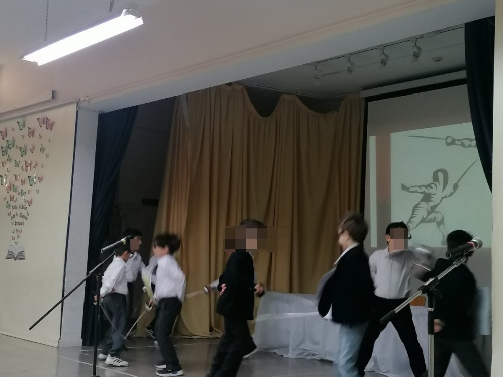 Γιορτη των Τριων Ιεραρχων και των Γραμμάτων από τα παιδιά της Α' ταξης