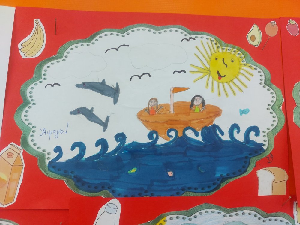 Εικαστικές δημιουργίες από το Γ'1