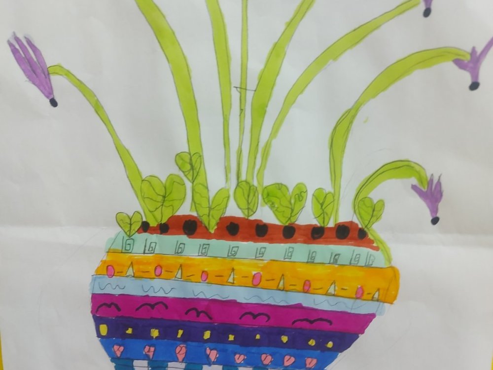 Εικαστικές δημιουργίες από το Γ'1