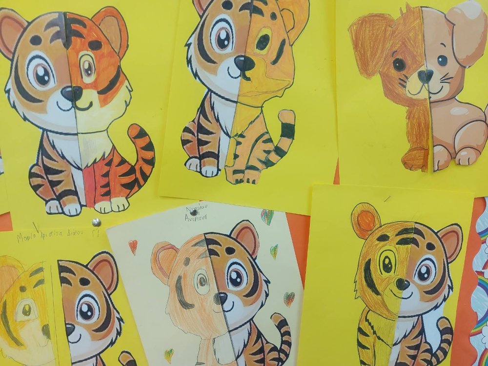 Εικαστικές δημιουργίες από το Γ'1