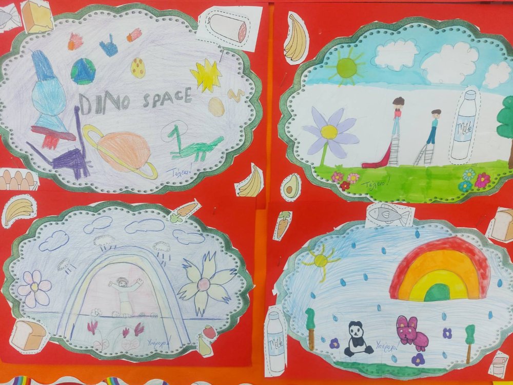 Εικαστικές δημιουργίες από το Γ'1