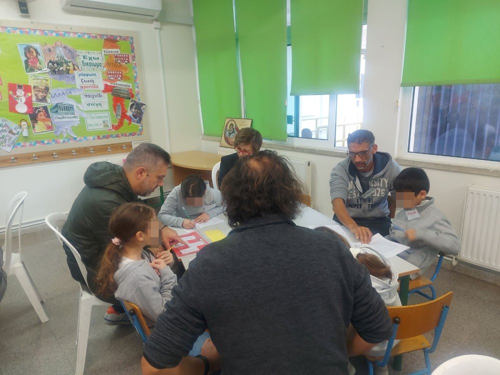 29/1 ημερίδα ορθογραφίας για την Γ' τάξη (γονείς και παιδιά στο ίδιο θρανιο)