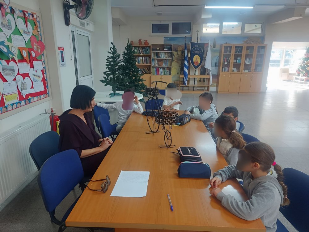 Συνεδρίαση Κεντρικού Μαθητικού Συμβουλίου για το Χριστουγεννιάτικο Παζαράκι