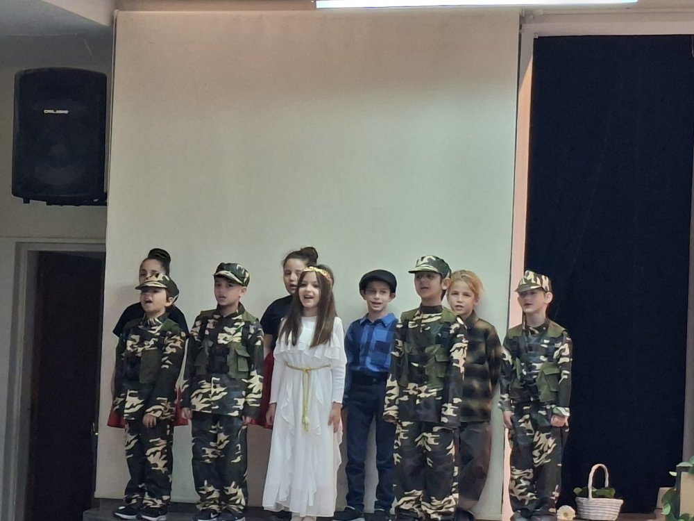 Επέτειος της 1ης Απριλίου – Αφιέρωμα στον Απελευθερωτικό Αγώνα 1955–59 από τα παιδιά των τμημάτων Α'1 και Α'2.