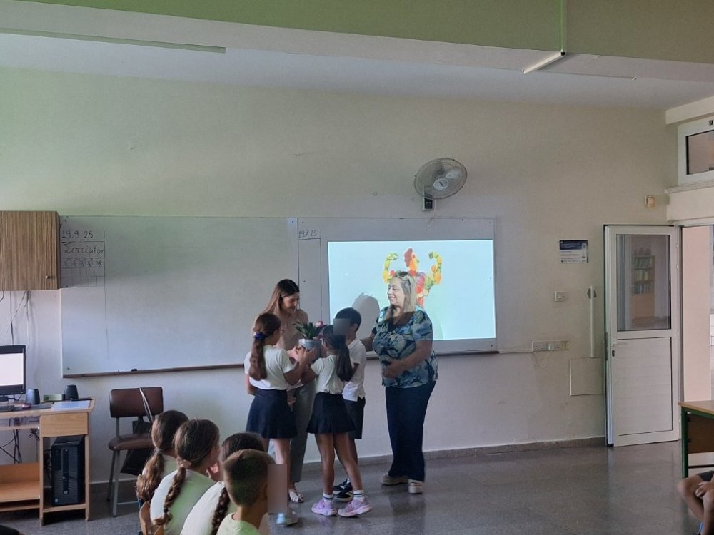 Επίσκεψη διατροφολόγου στο σχολείο μας και ομιλία στα παιδιά της Γ τάξης για την υγιεινή διατροφή στη ζωή μας